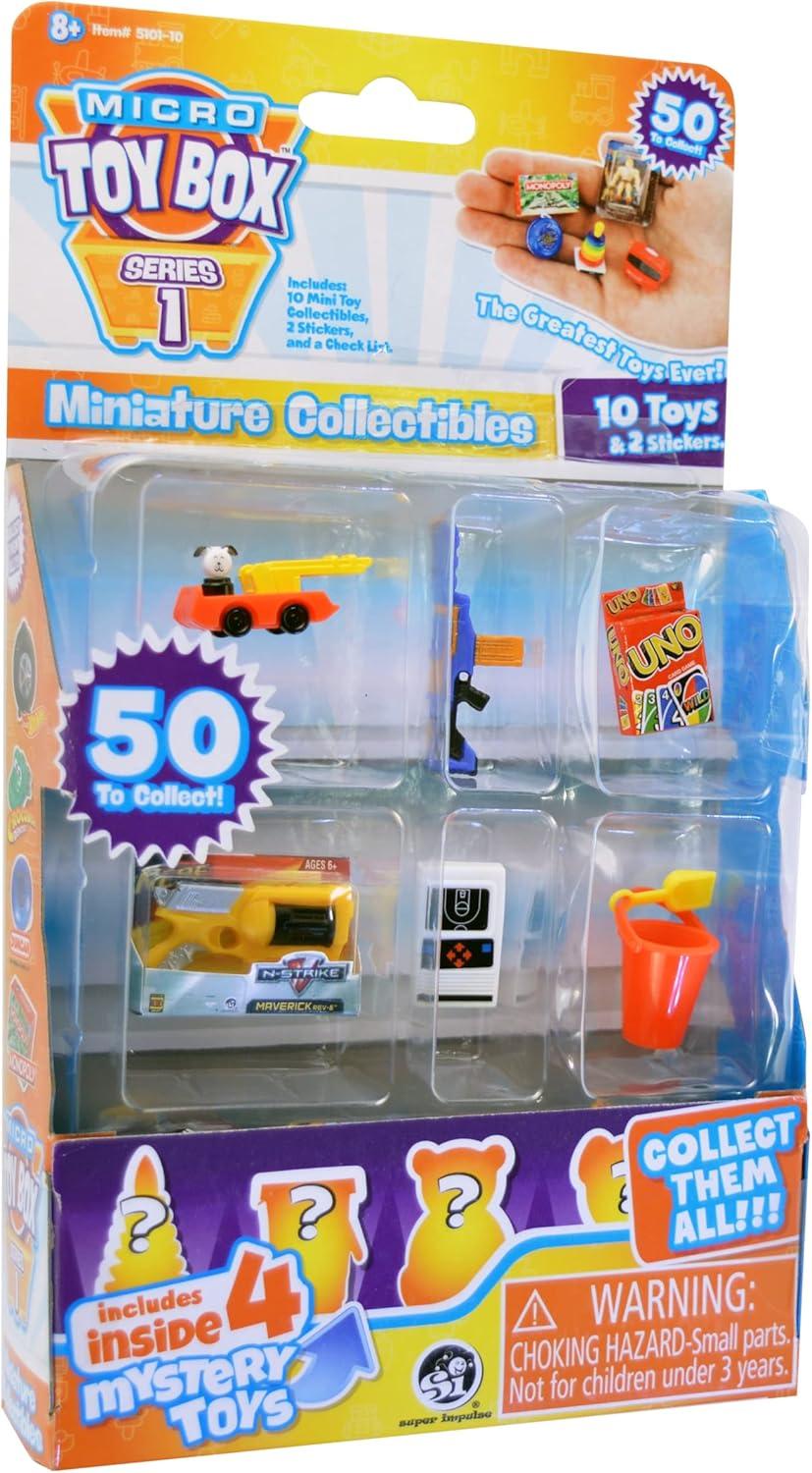imageWorlds Smallest Micro Toy Box Series 1 Mini Collectible10 pack