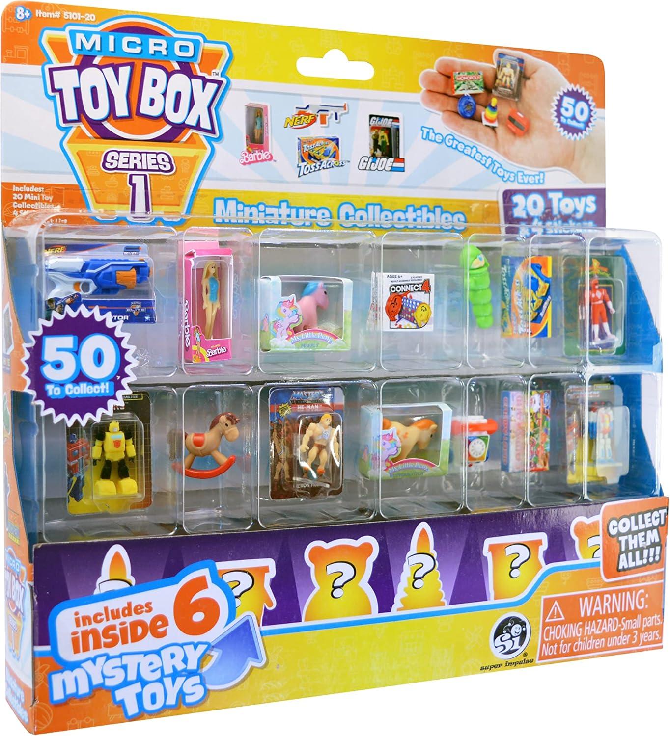 imageWorlds Smallest Micro Toy Box Series 1 Mini Collectible20 pack