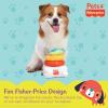 Fisher-Price for Pets ColorBites Flip Stick Multi-Function Puppy Teething Toy – Treat Hide Toy for Puppies – Fetch Dog Toy, Tug Dog Toy, Enrichment Dog Toy(Attack-A-Stack Toy)