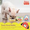 Fisher-Price for Pets ColorBites Flip Stick Multi-Function Puppy Teething Toy – Treat Hide Toy for Puppies – Fetch Dog Toy, Tug Dog Toy, Enrichment Dog Toy(Chatter Phone  Corn Popper  & Record Player)