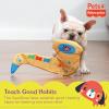 Fisher-Price for Pets ColorBites Flip Stick Multi-Function Puppy Teething Toy – Treat Hide Toy for Puppies – Fetch Dog Toy, Tug Dog Toy, Enrichment Dog Toy(Saxobone Plush Toy)