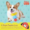 Fisher-Price for Pets ColorBites Flip Stick Multi-Function Puppy Teething Toy – Treat Hide Toy for Puppies – Fetch Dog Toy, Tug Dog Toy, Enrichment Dog Toy(Stack N’ Relax Resilient Chewer)