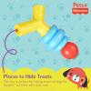 Fisher-Price for Pets ColorBites Flip Stick Multi-Function Puppy Teething Toy – Treat Hide Toy for Puppies – Fetch Dog Toy, Tug Dog Toy, Enrichment Dog Toy(Stack N’ Relax Resilient Chewer)