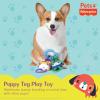 Fisher-Price for Pets ColorBites Flip Stick Multi-Function Puppy Teething Toy – Treat Hide Toy for Puppies – Fetch Dog Toy, Tug Dog Toy, Enrichment Dog Toy(Tugs with Friends)