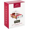 Hallmark Keepsake Mini Christmas Ornaments 2024, Fisher-Price Roller Skates, Set of 2, Gifts for Kids(Nifty Station Wagon)