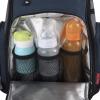 Fastfinder 3 Piece Set Diaper Bag Backpack for Moms & Dads with Changing Pad and Wipes Pocket