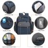 Fastfinder 3 Piece Set Diaper Bag Backpack for Moms & Dads with Changing Pad and Wipes Pocket