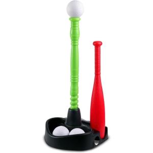 Fisher-Price®Little Pro T-Ball Set, 2 Adjustable Heights, Every Growing Athlete’s Lifestyle, Ages 1.5+