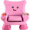 Fisher-Price Toddler Learning Toy Laugh & Learn Smart Stages Chair, Pink with Music Lights & Activities for Kids Ages 1+ Years
