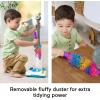 Fisher-Price Toddler Toy Laugh & Learn 2-in-1 Vacuum with Duster, Lights & Learning Songs for Pretend Play Kids Ages 2+ Years