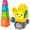 Fisher-Price Baby & Toddler Learning Toy Count & Stack Crane with Blocks, Lights, Music & Sounds for Infants Ages 9+ Months(Small)