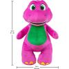 Barney’s World Toddler Toys by Fisher-Price​, Barney Tall Plush, 24-inch Figure with Soft Texture for Pretend Play, Kids Ages 2+ Years