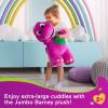 Barney’s World Toddler Toys by Fisher-Price​, Barney Tall Plush, 24-inch Figure with Soft Texture for Pretend Play, Kids Ages 2+ Years