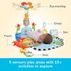 Fisher-Price Baby Play Mat 3-in-1 Kick & Sway Gym Sensory Activity Toy for Newborn Developmental Play Infants Ages 0+ Months