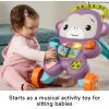 Fisher-Price Baby Walker Learn with Me Purple Monkey Learning Toy with Music Lights & Activities for Infants & Toddlers Ages 6+ Months
