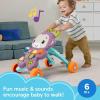 Fisher-Price Baby Walker Learn with Me Purple Monkey Learning Toy with Music Lights & Activities for Infants & Toddlers Ages 6+ Months