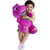 Barney’s World Toddler Toys by Fisher-Price​, Barney Tall Plush, 24-inch Figure with Soft Texture for Pretend Play, Kids Ages 2+ Years