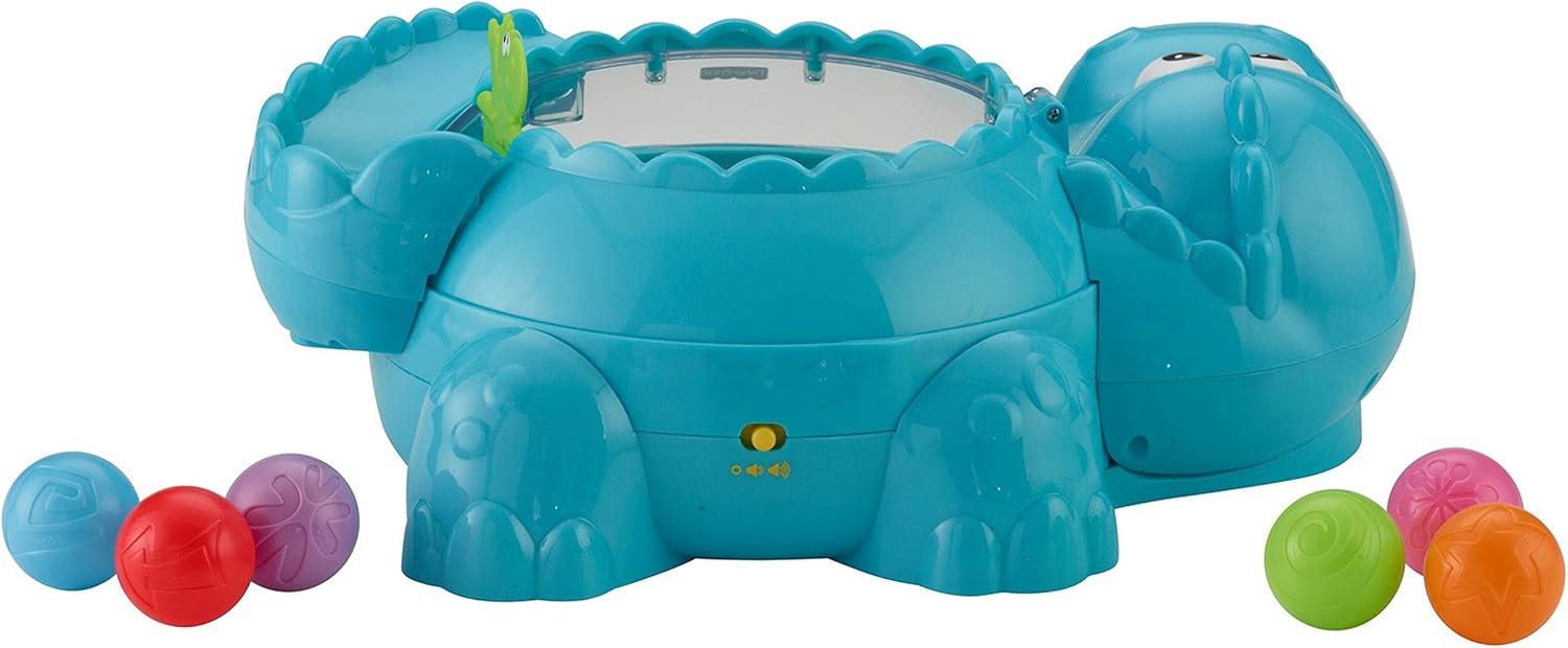 imageFisherPrice Baby Crawling Toy Poppity Pop Musical Dino BallPopper with Sounds for Infants Ages 6 Months Blue