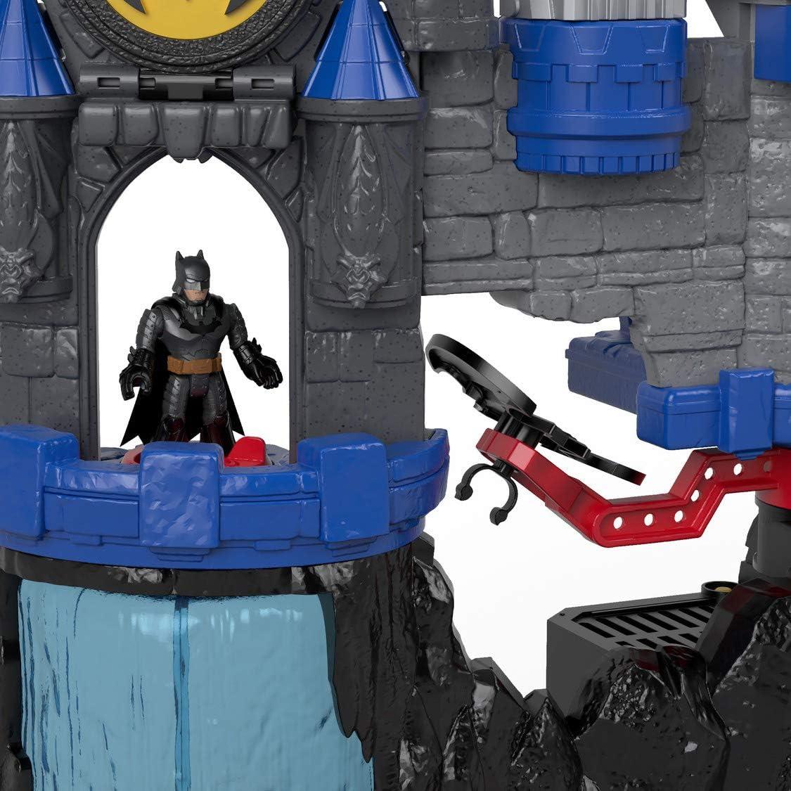 imageFisherPrice Imaginext DC Super Friends Batman Toy Wayne Manor Batcave Playset with Figure amp Batcyle for Pretend Play Kids Ages 3 YearsBatcave