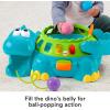 Fisher-Price Baby Crawling Toy, Poppity Pop Musical Dino Ball-Popper with Sounds for Infants Ages 6+ Months, Blue