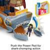 Fisher-Price Imaginext Preschool Toy Shark Bite Pirate Ship Playset with Figure & Accessories for Pretend Play Kids Ages 3+ Years (Amazon Exclusive)(Eco packaging)