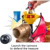 Fisher-Price Imaginext Preschool Toy Shark Bite Pirate Ship Playset with Figure & Accessories for Pretend Play Kids Ages 3+ Years (Amazon Exclusive)(Standard)