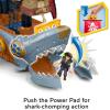 Fisher-Price Imaginext Preschool Toy Shark Bite Pirate Ship Playset with Figure & Accessories for Pretend Play Kids Ages 3+ Years (Amazon Exclusive)(Standard)