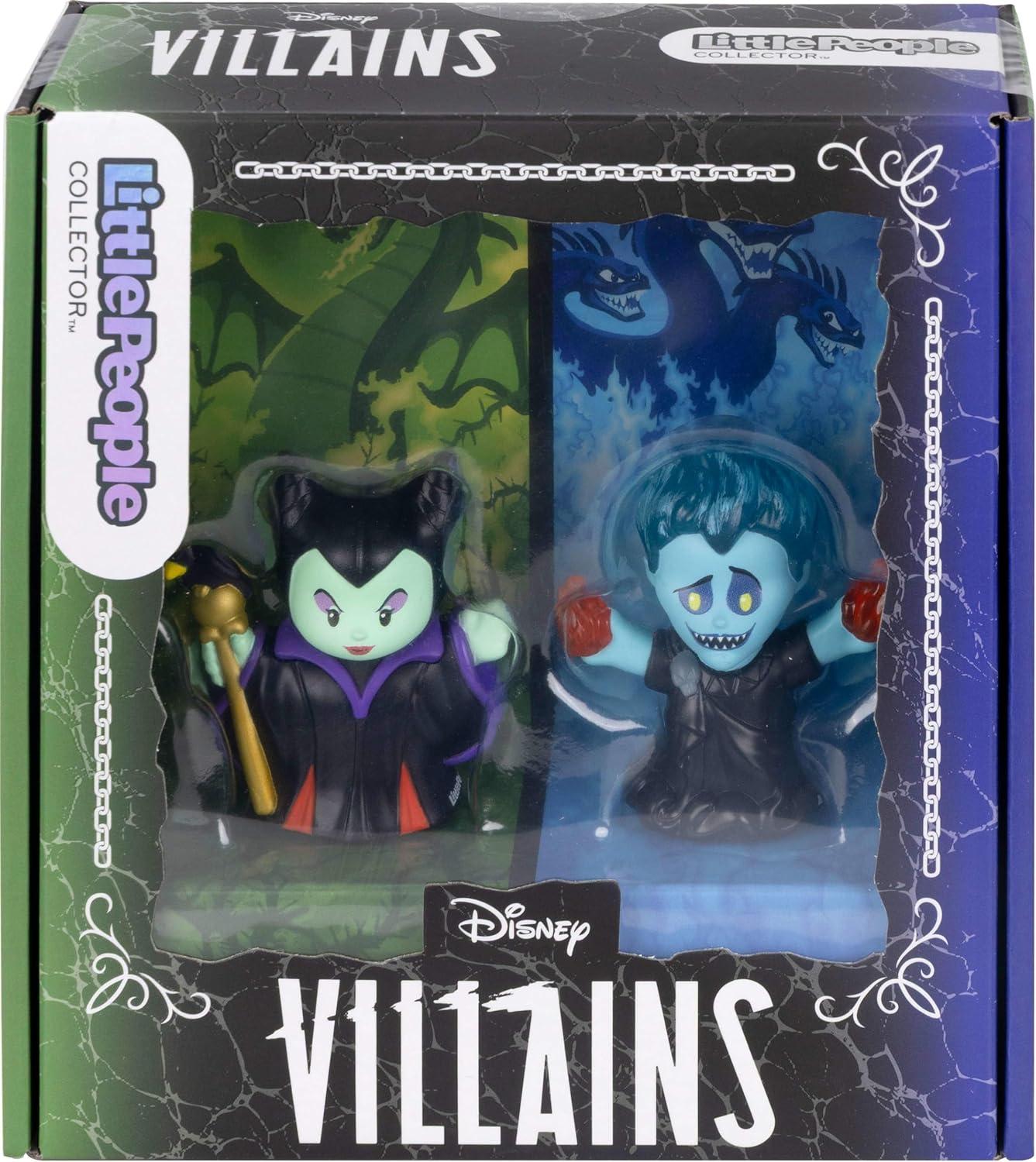 imageLittle People Collector Disney Villains Maleficent amp Hades Special Edition Set for Movie Fans 2 Figures in a Display Package