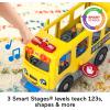 Fisher-Price Little People Toddler Toy Big Yellow School Bus & 9 Community Heroes Figures for Kids Ages 1+ Years, Multilanguage Version