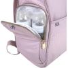 Fisher-Price Fastfinder Gemma Diaper Bag Backpack with Portable Changing Pad, Wipes Dispenser (Pink)