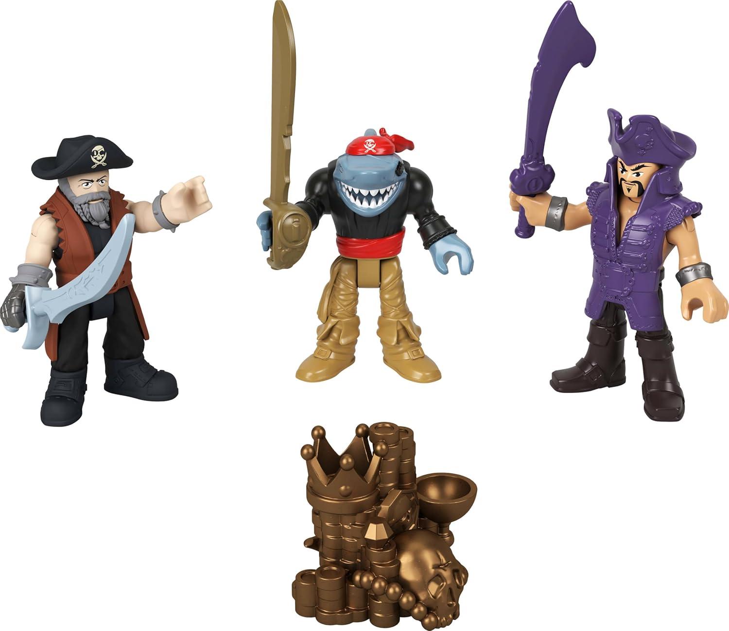 imageFisherPrice Imaginext Billy Bones Pirate Bundle Playset with 3 Action Figures amp Toy Boat with Skeleton Hands and Launcher 7 Accessories Amazon Exclusive
