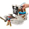 Fisher-Price Imaginext Billy Bones Pirate Bundle Playset with 3 Action Figures & Toy Boat with Skeleton Hands and Launcher, 7 Accessories (Amazon Exclusive)