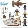 Fisher-Price Imaginext Billy Bones Pirate Bundle Playset with 3 Action Figures & Toy Boat with Skeleton Hands and Launcher, 7 Accessories (Amazon Exclusive)