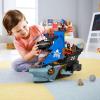 Fisher-Price Imaginext Shark Bite Pirate Ship Playset with 2 Action Figures & Toy Boat with Biting Jaws and Launcher, 12 Accessories (Amazon Exclusive)