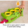 Fisher-Price Baby Toy Sit & Tap Rolligator, Crawling Activity with Pounding Hammer & 3 Balls for Developmental Play Infants Ages 9+ Months