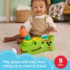 Fisher-Price Baby Toy Sit & Tap Rolligator, Crawling Activity with Pounding Hammer & 3 Balls for Developmental Play Infants Ages 9+ Months