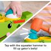 Fisher-Price Baby Toy Sit & Tap Rolligator, Crawling Activity with Pounding Hammer & 3 Balls for Developmental Play Infants Ages 9+ Months