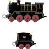 Thomas & Friends by Fisher-Price, Large Push-Along Die-Cast James Engine & Cargo Car from The Classic & All Engines Go Series(Hiro)