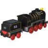 Thomas & Friends by Fisher-Price, Large Push-Along Die-Cast James Engine & Cargo Car from The Classic & All Engines Go Series(Hiro)