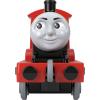 Thomas & Friends by Fisher-Price, Large Push-Along Die-Cast James Engine & Cargo Car from The Classic & All Engines Go Series(James)