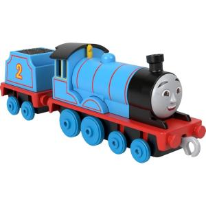 Thomas & Friends by Fisher-Price, Large Push-Along Die-Cast James Engine & Cargo Car from The Classic & All Engines Go Series(Edward)