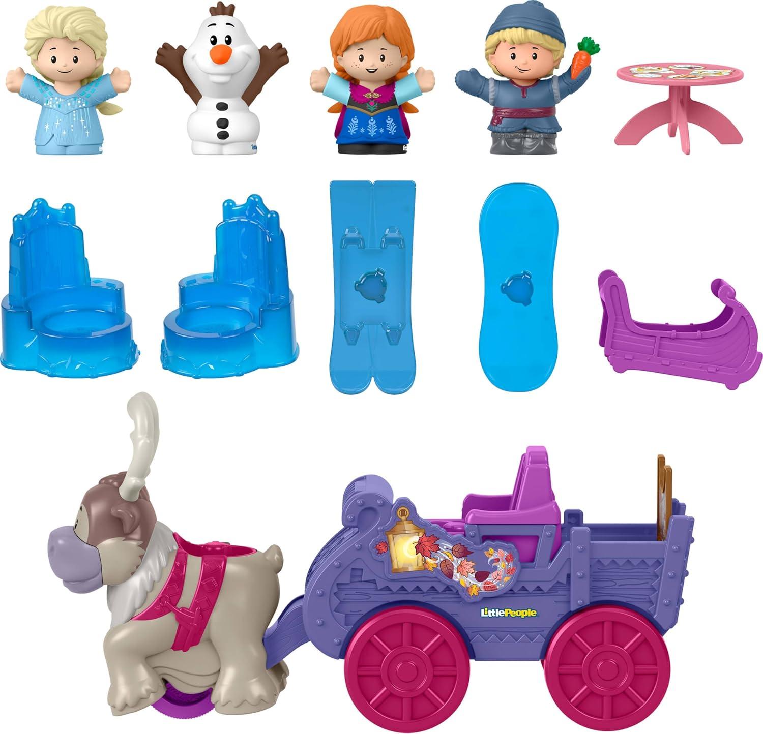imageFisherPrice Little People Toddler Toys Disney Frozen Arendelle Adventures Playset Anna Elsa Olaf amp Kristoff Figures Kids Ages 18 Months Amazon Exclusive