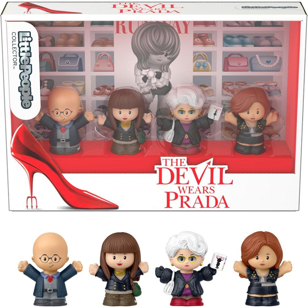 imageLittle People Collector The Devil Wears Prada Special Edition Set for Movie Fans 4 Figures in a Display Package