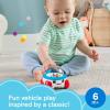 Fisher-Price Baby Toy Corn Popper Push-Along Vehicle with Sounds for Crawling Developmental Play Infants Ages 6+ Months(Classic)