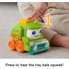 Fisher-Price Baby Toy Corn Popper Push-Along Vehicle with Sounds for Crawling Developmental Play Infants Ages 6+ Months(Tractor)