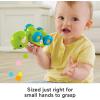 Fisher-Price Baby Toy Corn Popper Push-Along Vehicle with Sounds for Crawling Developmental Play Infants Ages 6+ Months(Turtle)