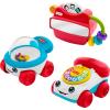 Fisher-Price Baby Toys Modern Classics Set of 3 Retro-Inspired Infant Activities for Developmental Play Ages 6+ Months