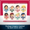 Little People Collector American Girl 40th Anniversary Special Edition Figure Set for Fans, 8 Characters in a Display Package