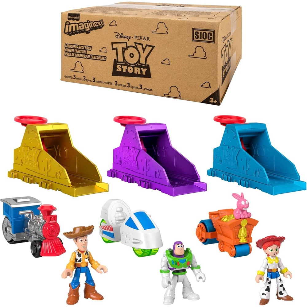 image:imageFisherPrice Imaginext Launcher Set with 3inch Action Figure amp Toy Vehicle Inspired by Disney and Pixar Toy StoryToy Story