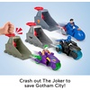 Fisher-Price Imaginext Launcher Set with 3-inch Action Figure & Toy Vehicle, Inspired by Disney and Pixar Toy Story(DC Super Friends)
